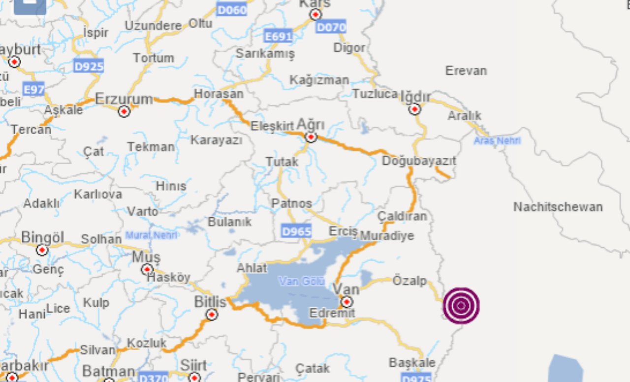 Türkiye-İran sınırında bir deprem daha ! - Resim : 1
