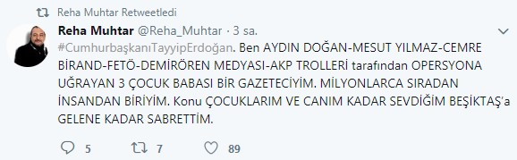 Reha Muhtar, Erdoğan'dan yardım istedi - Resim : 1