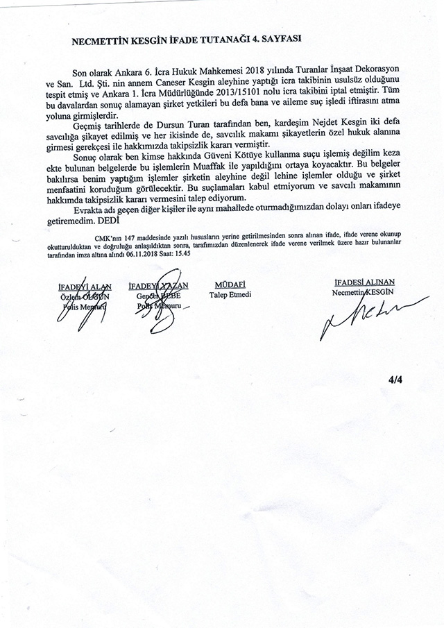 Yavaş'ı suçlayan Kesgin'in ''sahte feragatname hazırladığı'' ortaya çıktı - Resim : 4