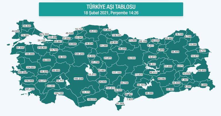 Türkiye'de aşılanan kişi sayısı artıyor! İşte son rakamlar - Resim : 2