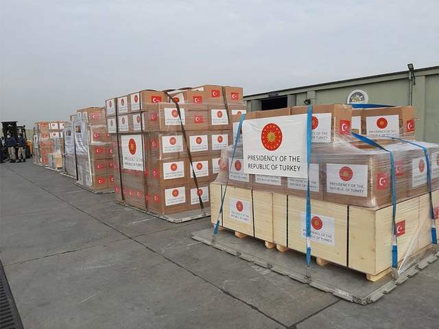 İtalya ve İspanya'ya gönderilen yardım malzemeleri Ankara'dan havalandı! - Resim : 1