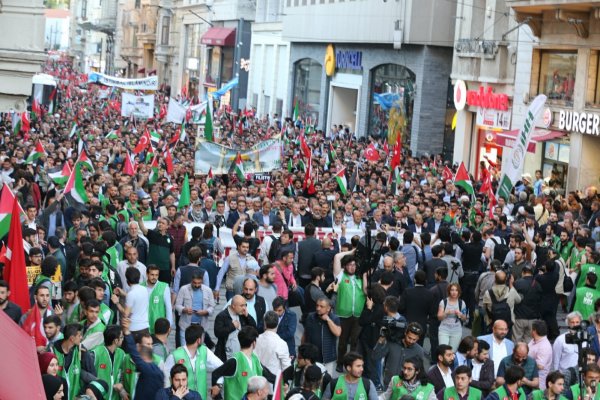 İstanbul'da Kudüs protestosu ! - Resim : 4