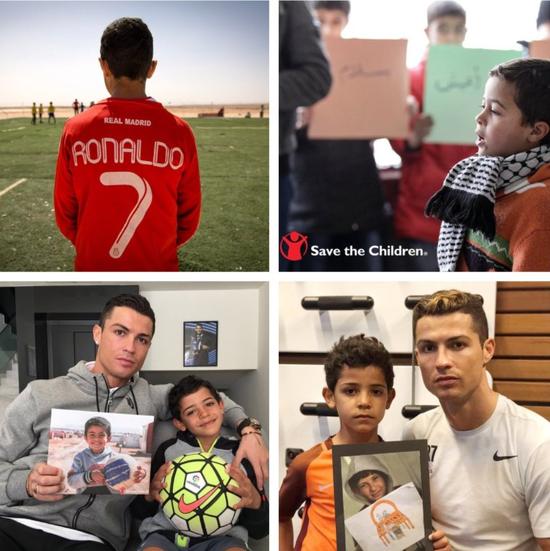 Ronaldo'dan Suriyeli çocuklara destek mesajı - Resim : 1