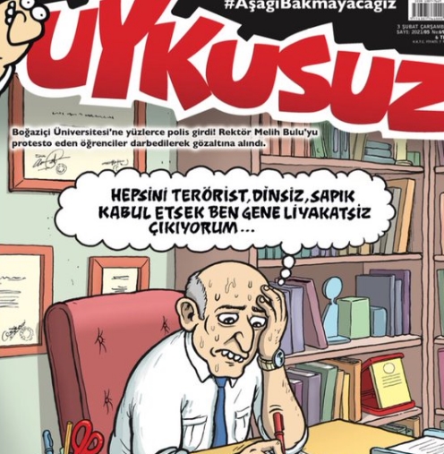Uykusuz'dan Bulu kapağı: ''Hepsini terörist, dinsiz, sapık kabul etsek de'' - Resim : 1