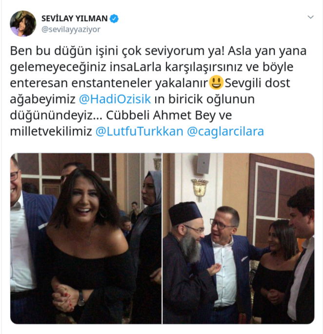 Cübbeli Ahmet, Sevilay Yılman ve Lütfü Türkkan düğünde buluştu - Resim : 1