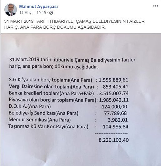 AK Parti'den MHP'ye geçen belediyenin borcu isyan ettirdi - Resim : 1