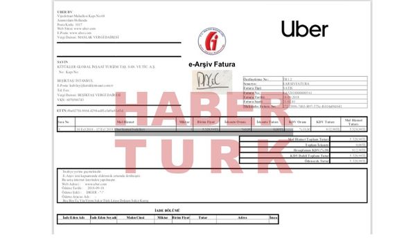 UBER Türkiye'de vergi vermeye başladı - Resim : 1