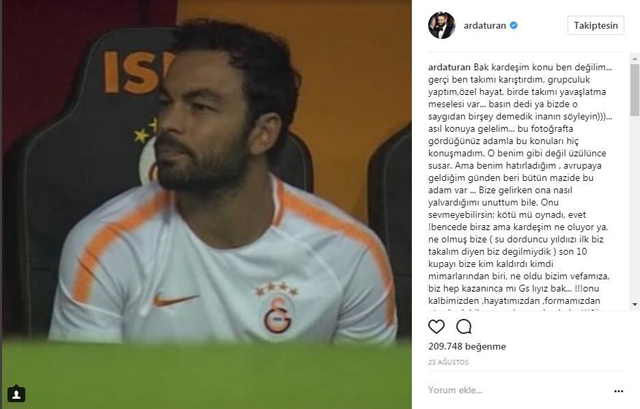 Arda Turan'ı o paylaşım yaktı - Resim : 1