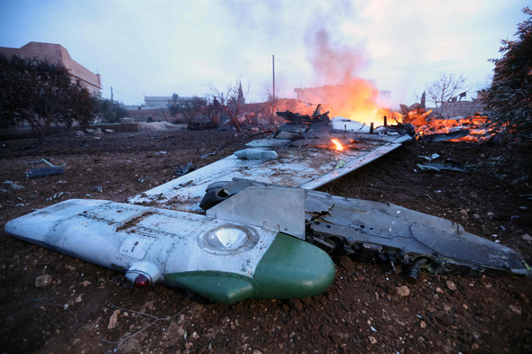 Suriye'de Rus uçağı düşürüldü - Resim : 1