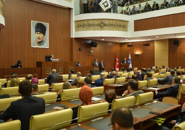 Mansur Yavaş Meclis salonuna Atatürk fotoğrafı astırdı - Resim : 1