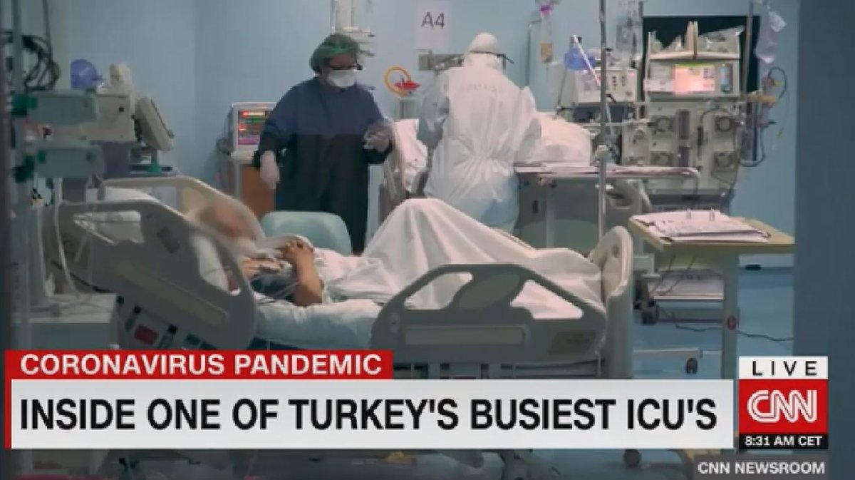CNN Türkiye'deki en kritik yoğun bakım alanına girdi ! - Resim : 1