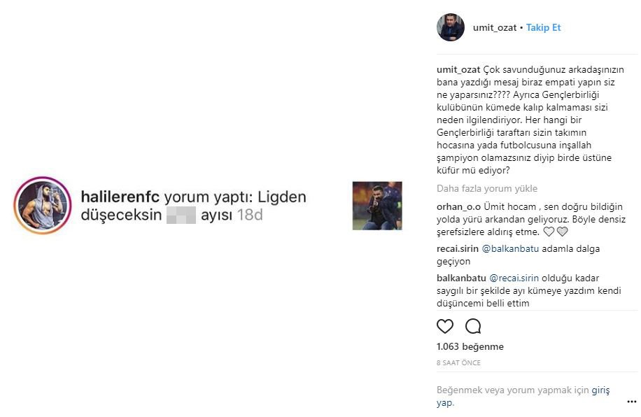 Ümit Özat’tan küfürlü yorum tepkisi - Resim : 1