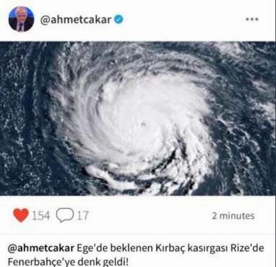 Ahmet Çakar'dan F.Bahçelileri çıldırtan paylaşım - Resim : 1