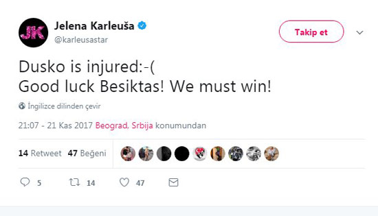 Beşiktaş’ta sakatlık şoku ! Eşi açıkladı... - Resim : 1