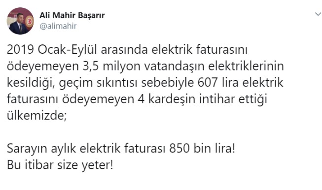 ''9 ayda 3,5 milyon vatandaşın elektriği kesildi'' - Resim : 1