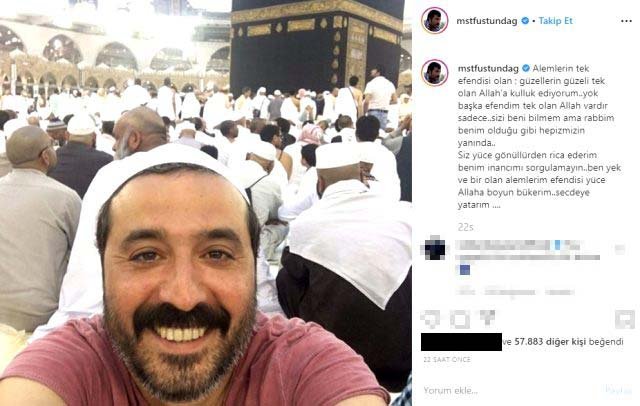 Mustafa Üstündağ boşanma sonrası Mekke'ye gitti - Resim : 1