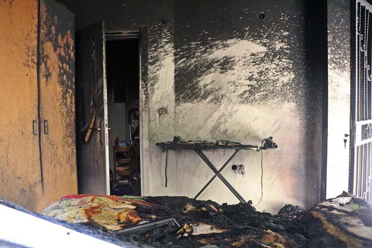Evi yanan kadından akılalmaz iddia - Resim : 1
