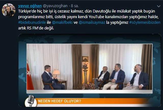 Dasvutoğlu'nun katıldığı programa sansür - Resim : 1