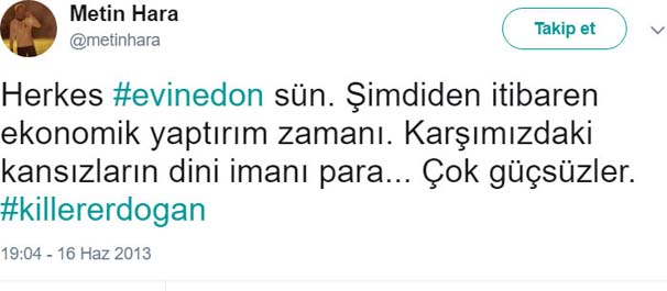 Metin Hara'nın hakaret içeren tweetleri ortaya çıktı - Resim : 3