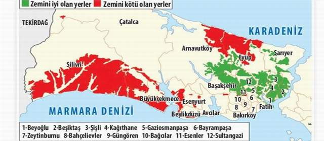 İstanbul'da bu haritaya bakmadan, ev almayın, ev kiralamayın! - Resim : 1