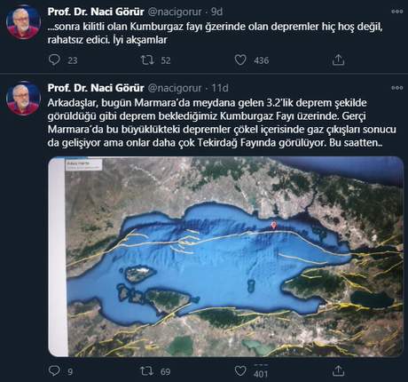İstanbul depremi sonrasında Prof. Dr. Naci Görür'den korkutan açıklama - Resim : 1