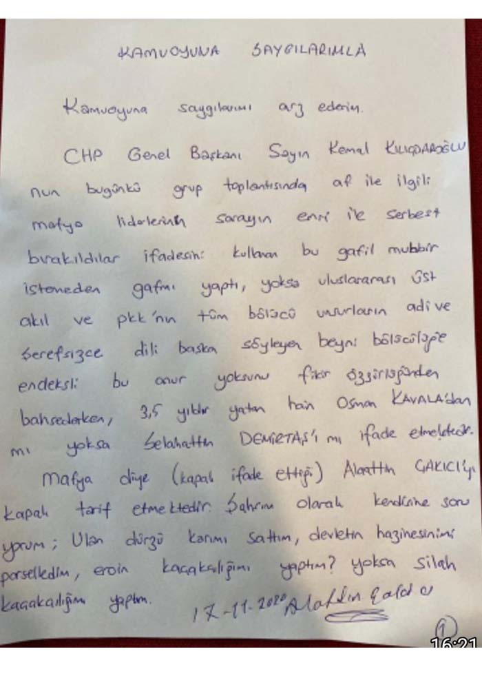 Alaattin Çakıcı'dan Kılıçdaroğlu'na tehdit: Seni bakla kazığı ile tanıştırım - Resim : 2