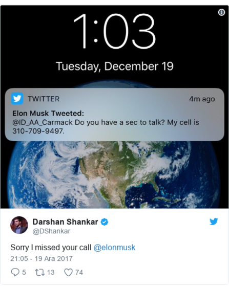 Elon Musk yanlışıkla telefon numarasını paylaştı - Resim : 1