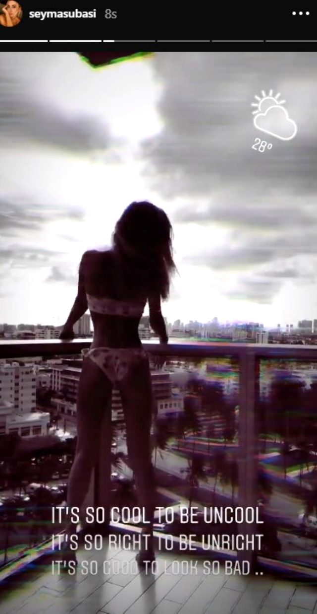 Miami'de tatil yapan Şeyma Subaşı'dan bikini şov ! - Resim : 1