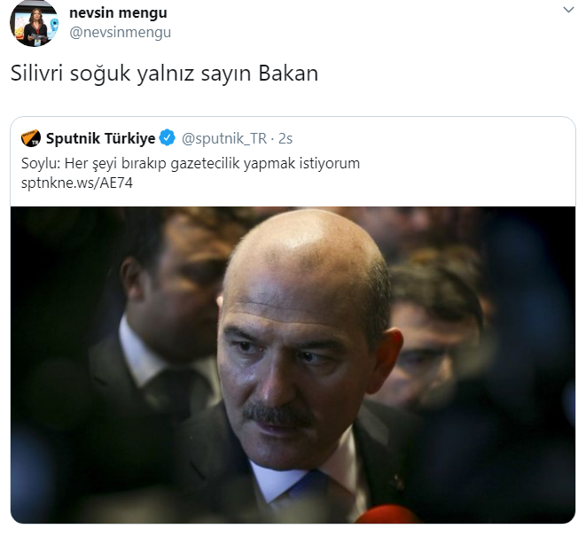 Nevşin Mengü'den Süleyman Soylu'ya gödnerme ! - Resim : 2