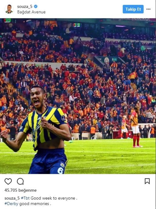 Josef de Souza'dan Galatasaray'a gönderme - Resim : 1