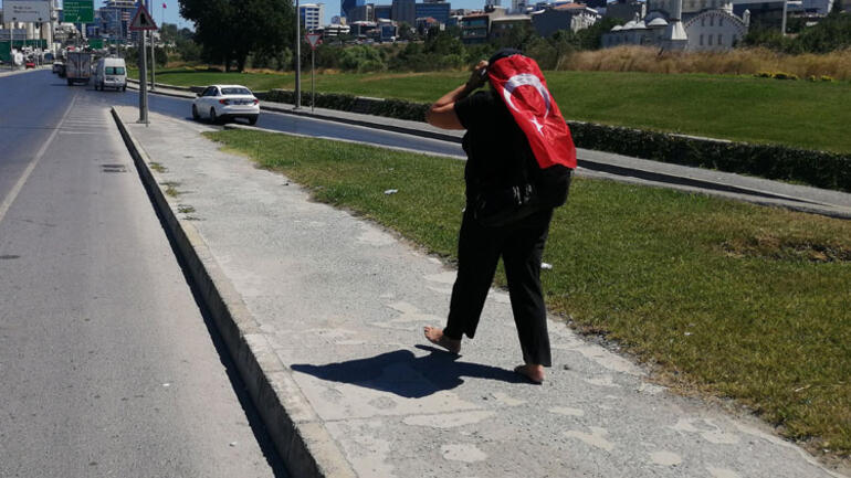 Bir annenin adalet arayışı! Oğlu için yalın ayak Ankara'ya yürüyor - Resim : 1