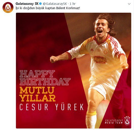 Galatasaray Bülent Korkmaz’ı unutmadı - Resim : 1