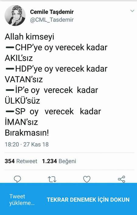 AK Parti yöneticisinden skandal tweet - Resim : 1