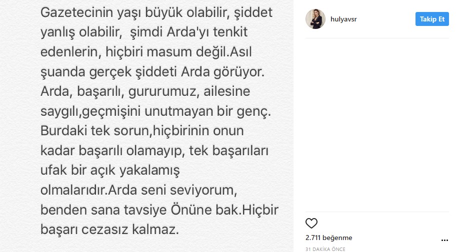 Hülya Avşar Arda Turan'a destek çıktı - Resim : 1