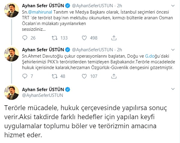 Davutoğlu'nun ekibinden AK Parti'ye Osman Öcalan yanıtı - Resim : 2