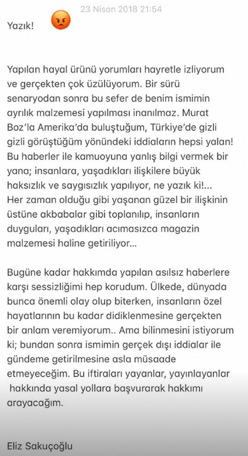 Eliz Sakuçoğlu'nu kızdıran iddia - Resim : 1