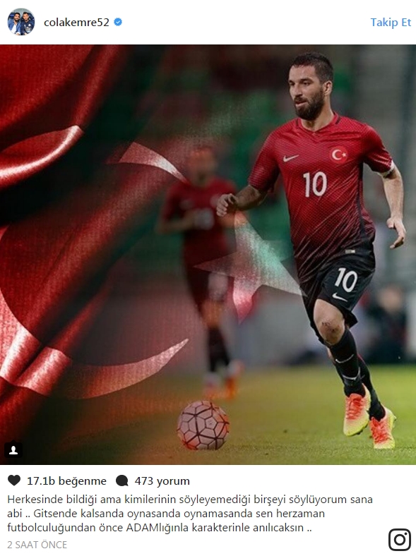 Arda Turan'a destek geldi - Resim : 2