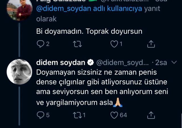 Didem Soydan'dan takipçisine "cinsel organ" cevabı - Resim : 1