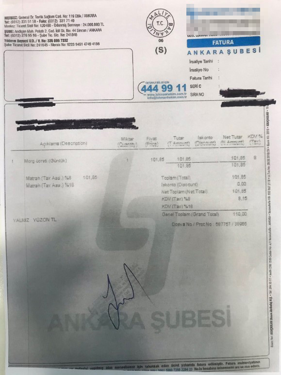 Artık Türkiye'de ölmek de parayla: Vatandaşa morg ücreti şoku ! - Resim : 1