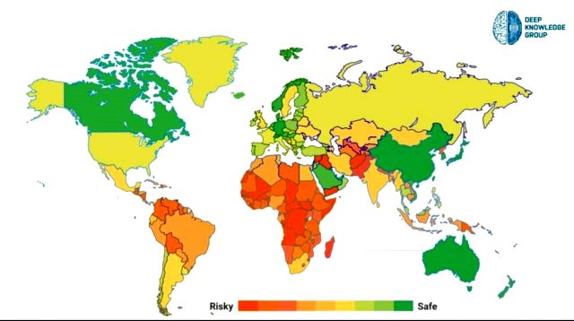 Dünya bu haritayı konuşuyor! İşte Koronavirüste en güvenli ülkeler! - Resim : 1