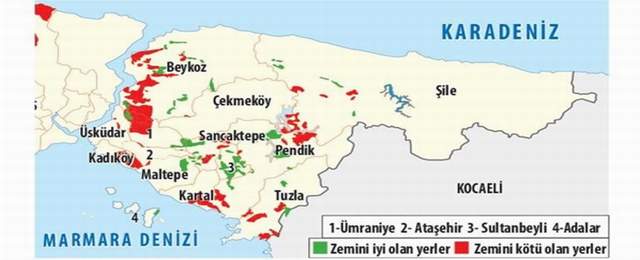İstanbul'da bu haritaya bakmadan, ev almayın, ev kiralamayın! - Resim : 2