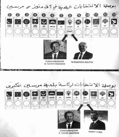 Suriyelilere Cumhur İttifakı şablonuyla oy kullandırılmış - Resim : 1