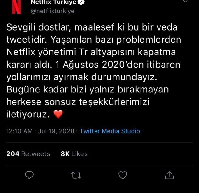 Netflix Türkiye'den çekiliyor mu ? Resmi açıklama geldi - Resim : 2