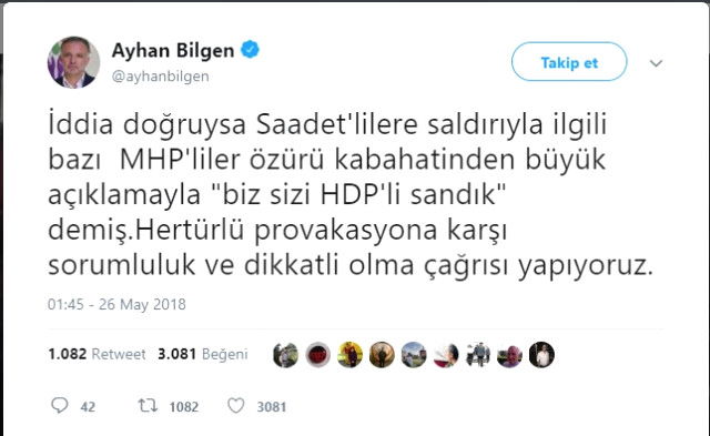 Bayrak kavgasında şok iddia: Biz sizi HDP'li sandık - Resim : 1