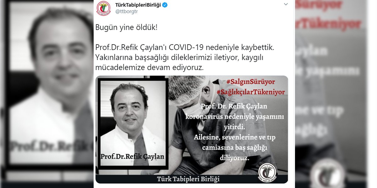 Prof. Dr. Refik Çaylan koronavirüs nedeniyle hayatını kaybetti - Resim : 1