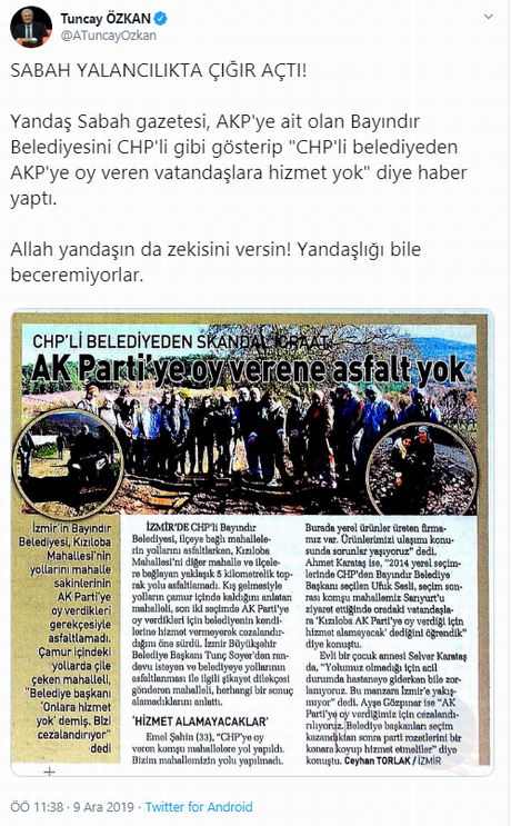 Sabah'ta skandal haber! AK Partili Belediye CHP'li oldu! - Resim : 1