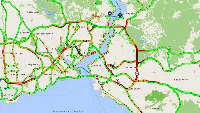 Okullar açıldı; İstanbullu trafikte kaldı! - Resim : 1