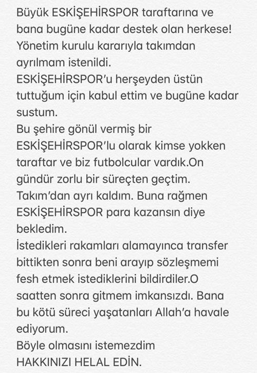 Erkan Zengin'den sitem dolu veda - Resim : 1