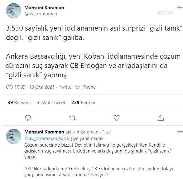 Demirtaş'ın avukatından Cumhurbaşkanı Erdoğan için olay olacak iddia - Resim : 1
