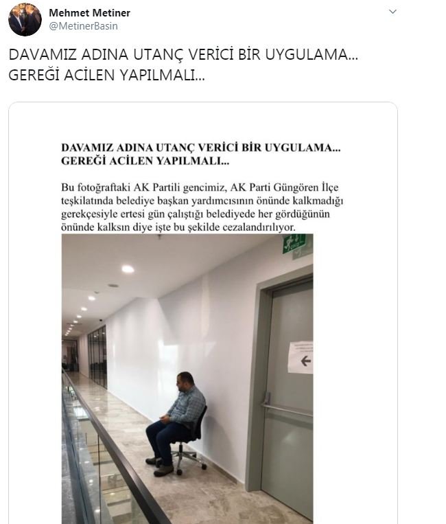 AK Partili belediyede tuvalet cezas skandalı ! Görevinden isitifa etti - Resim : 1